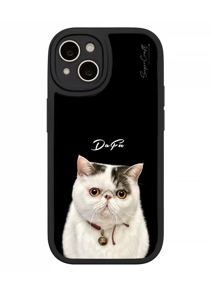 Custom Pet Portrait Phone Case – Personalized Dog & Cat Photo Cover