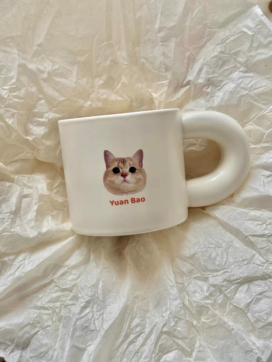 Personalized Pet Mug with Custom Photo - Unique Gift for Dog & Cat Lovers