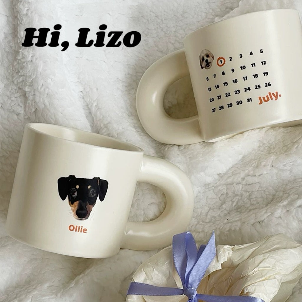 Personalized Pet Mug with Custom Photo - Unique Gift for Dog & Cat Lovers