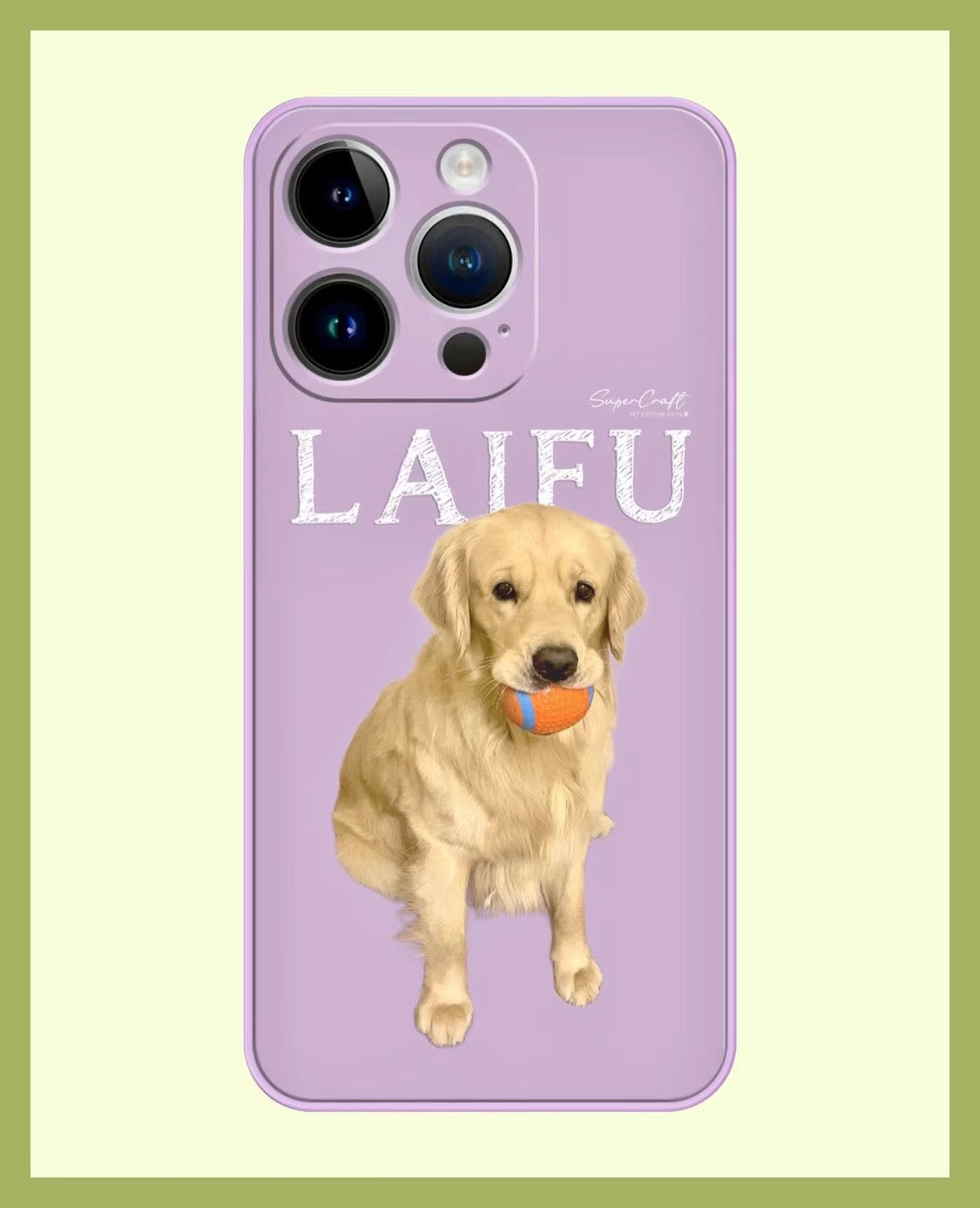 Custom Pet Portrait Phone Case – Personalized Dog & Cat Photo Cover