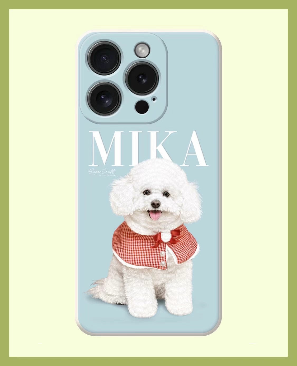 Custom Pet Portrait Phone Case – Personalized Dog & Cat Photo Cover