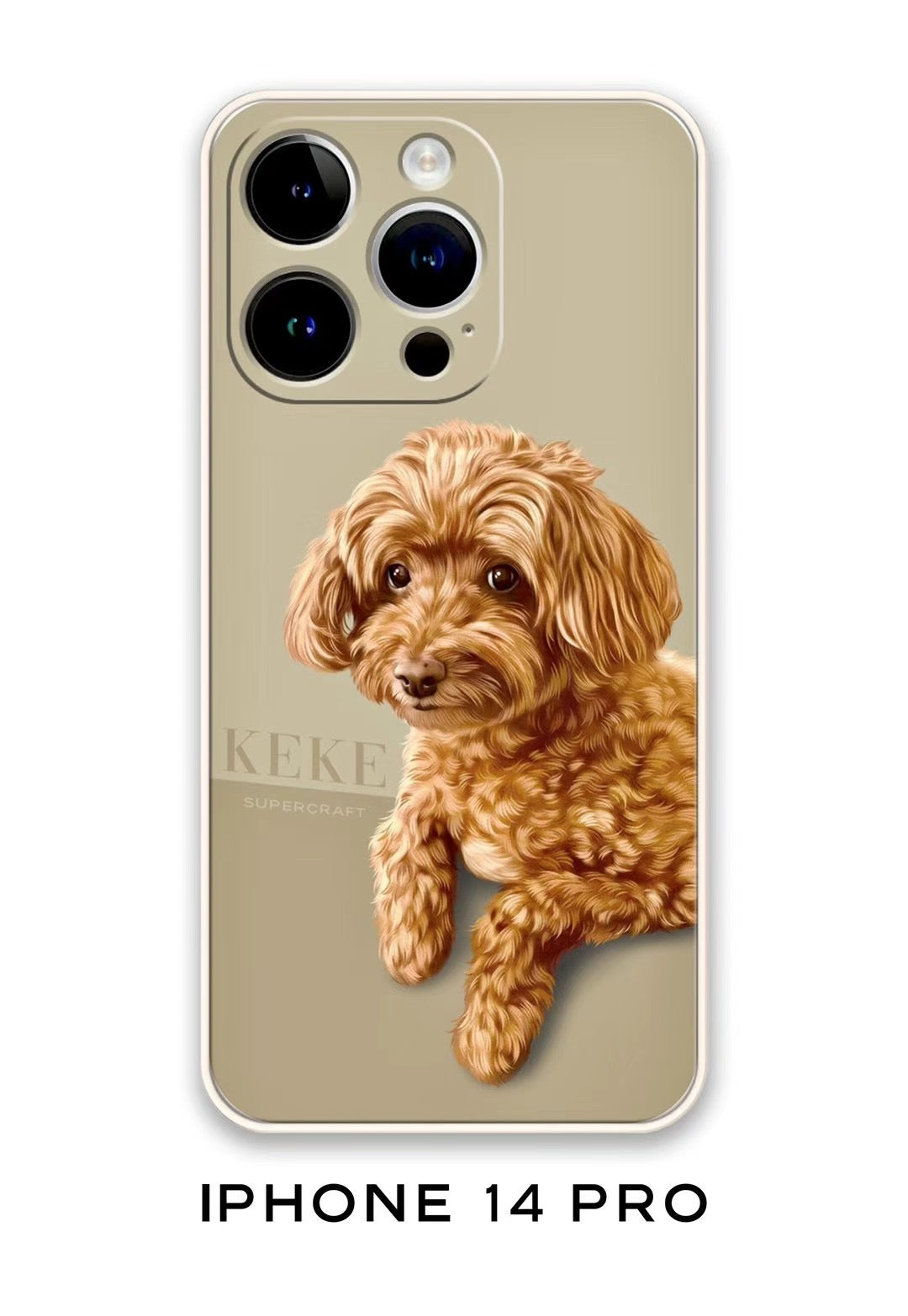 Custom Pet Portrait Phone Case – Personalized Dog & Cat Photo Cover