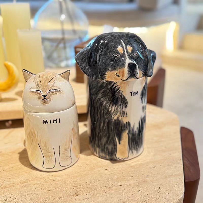 Personalized Pet Urn for Ashes - Custom Engraved Pet Memorial Box