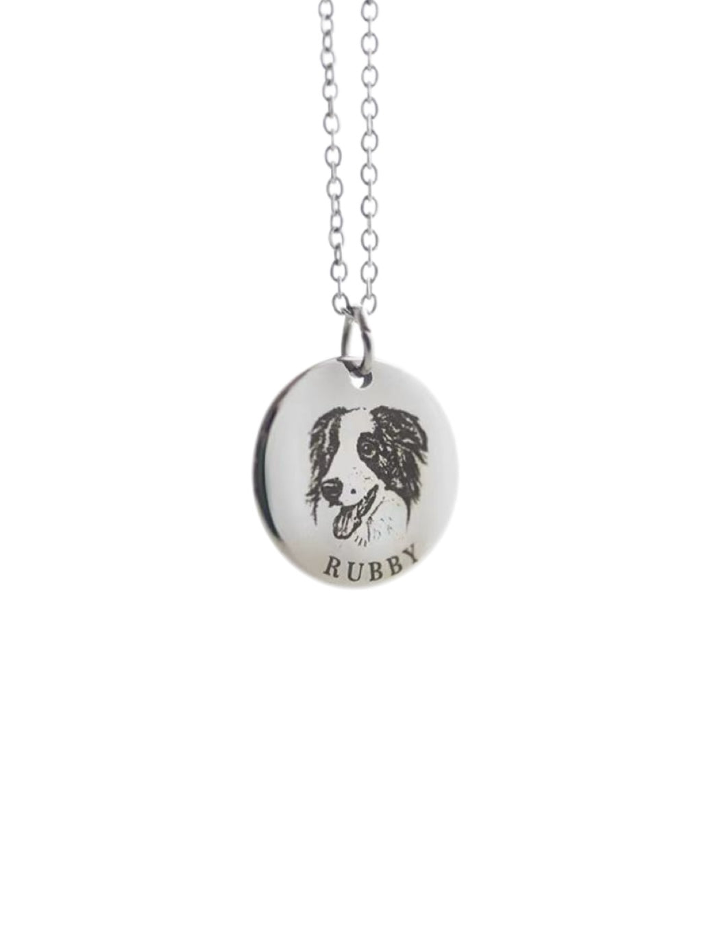 Custom Pet Portrait Necklace