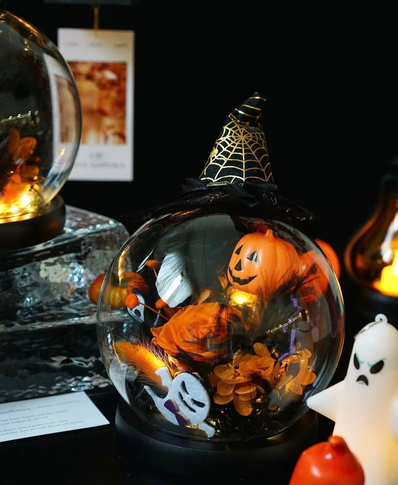 Spooky Halloween Jack-o'-Lantern: Must-Have for a Magical Night!